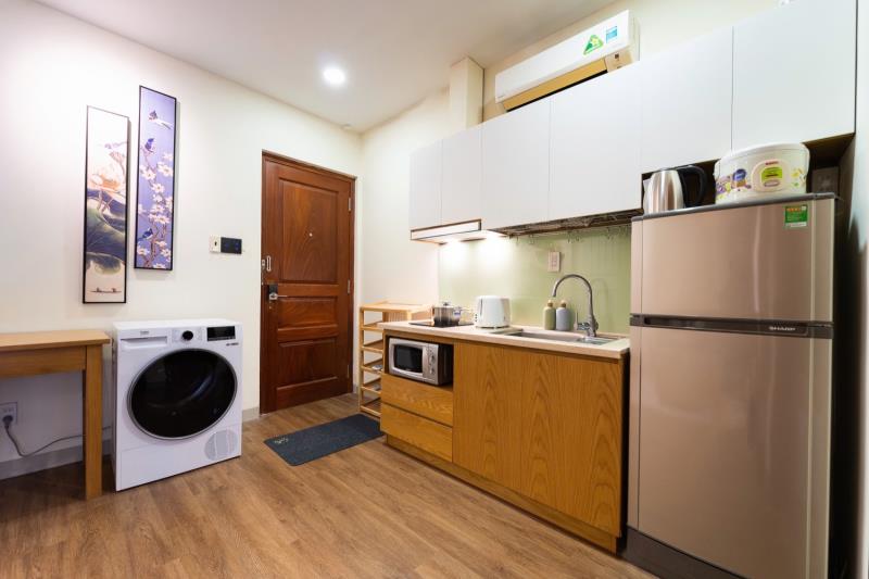 🏡 Cho thuê căn hộ 1 phòng ngủ 45m² máy giặt riêng – phạm viết chánh, bình thạnh gần quận 1 - Ảnh 3