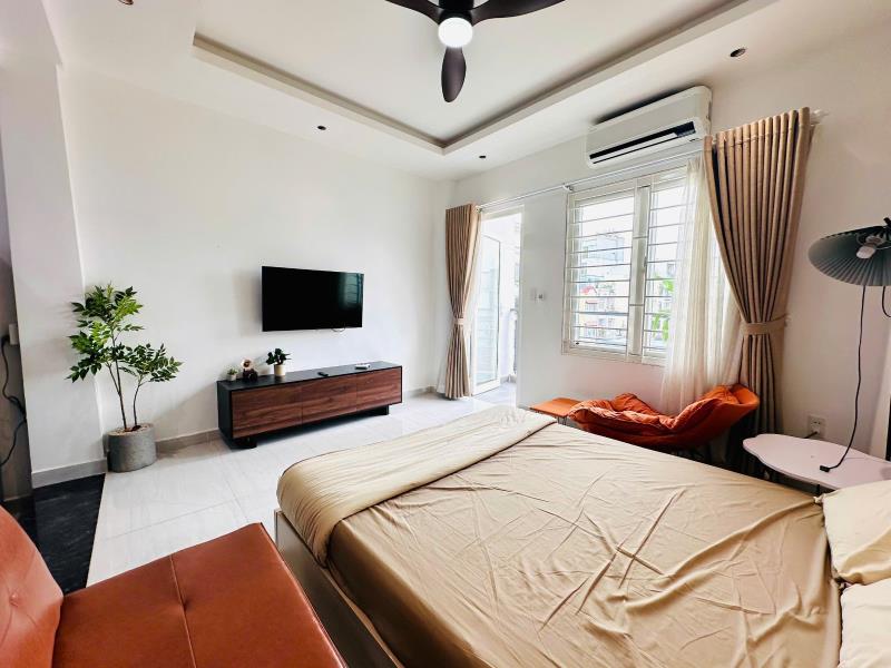 Cho thuê căn hộ 45m2 siêu rộng, mới 100% full nội thất ban công gần thảo cầm viên, cầu ba son, cầu thị nghè, bình thạnh, quận 1 - Ảnh 3