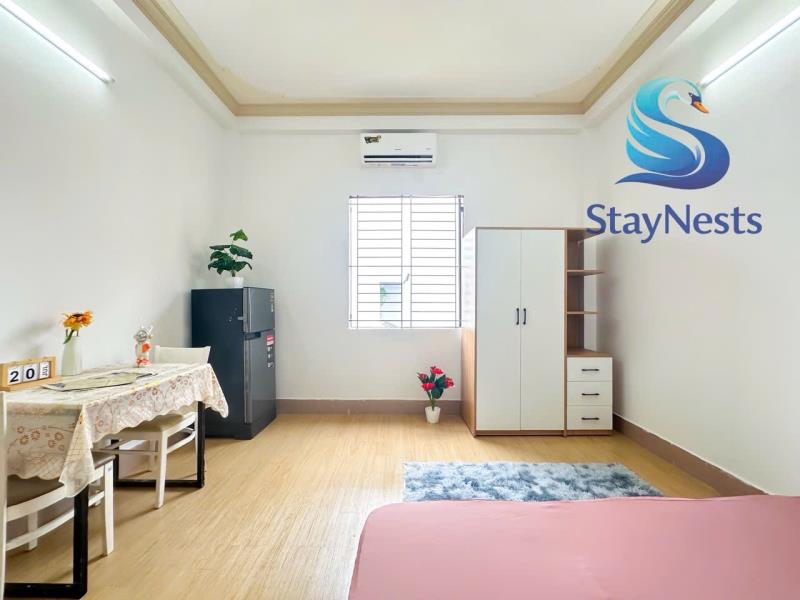 Cho thuê căn hộ 1pn - đường lê văn huân - ngay entowr cộng hoà
