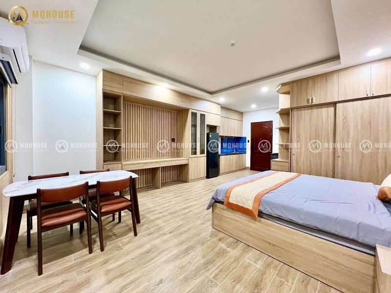 Cho thuê căn hộ ngay công viên hoàng văn thụ vòng xoay lăng cha cả gần học viện hàng không - Ảnh 2