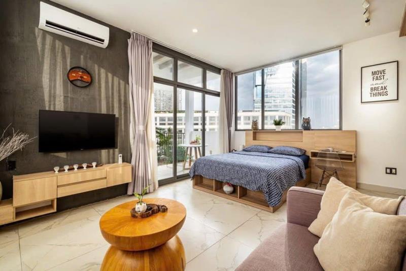 Chuỗi căn hộ studio ban công 30m2 | sau lotte cộng hòa - hoàng văn thụ - khu k300 - Ảnh 3