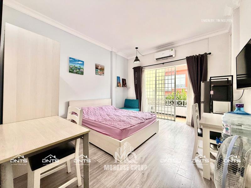 Căn hộ trung tâm 30m2 ban công lớn máy giặt riêng. gần thảo cầm viên, công trường mê linh