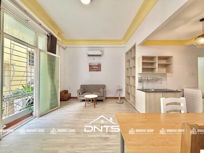 Căn hộ trung tâm 1pn 60m2 ban công, máy giặt riêng, full nội thất. gần thảo cầm viên, công trường mê linh - Ảnh 4