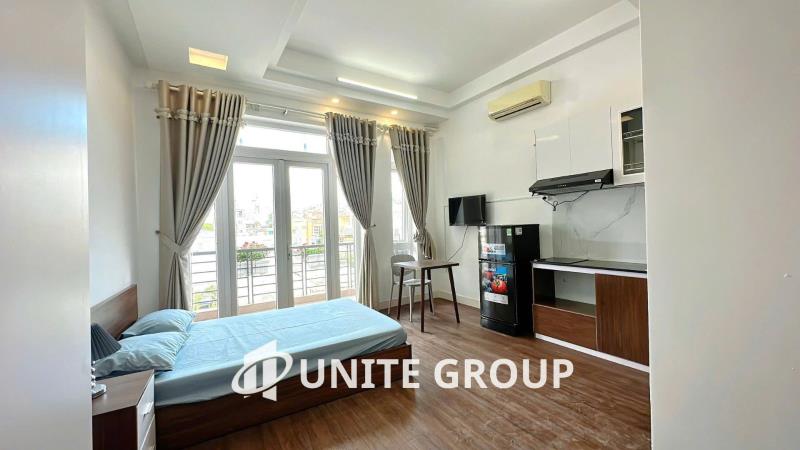 Cho thuê căn hộ studio 40m2 bancong máy giặt riêng🏡 gần chợ tân định, nhà thờ tân định  quận 1