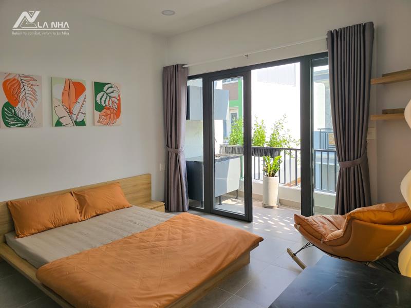 Căn hộ ban công siêu đẹp full nội thất giờ giấc tự do đường huỳnh văn nghệ