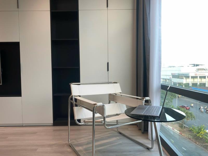 Cho thuê căn hộ có cửa sổ kính lớn view thoáng mát full nội thất đường nguyễn hữu cảnh quận bình thạnh, sát quận 1 - Ảnh 3
