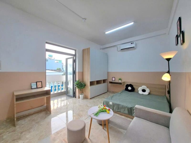 Căn hộ 1 phòng ngủ ngay công viên làng hoa_lotte gò vấp _thang máy_hầm xe_cửa sổ lớn full nội thất giá siêu hạt dẻ ! - Ảnh 2