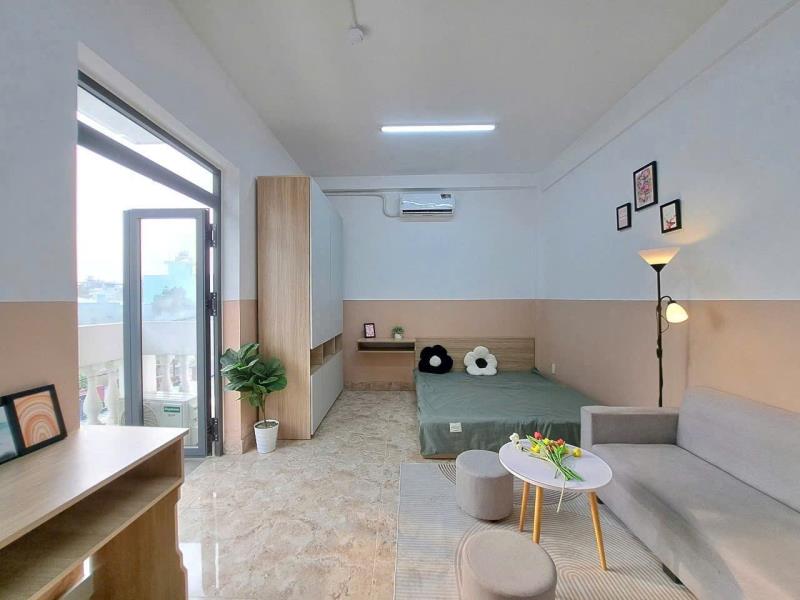 Căn hộ 1 phòng ngủ ngay công viên làng hoa_lotte gò vấp _thang máy_hầm xe_cửa sổ lớn full nội thất giá siêu hạt dẻ ! - Ảnh 4