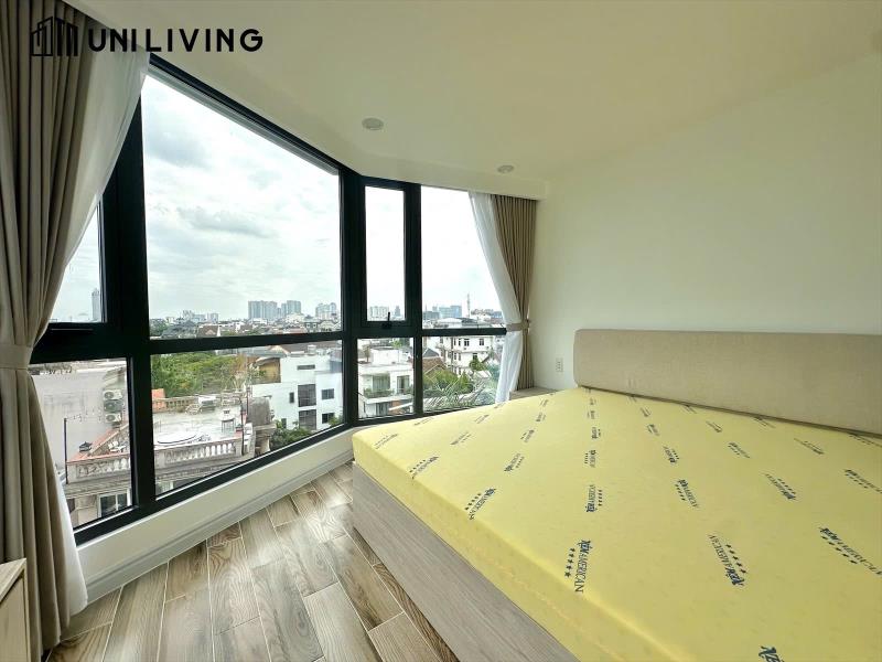 Căn hộ 1pn 40m² tại trần não, quận 2, thiết kế thoáng, có kính lớn đón nắng, bếp tách biệt và đầy đủ nội thất - Ảnh 4