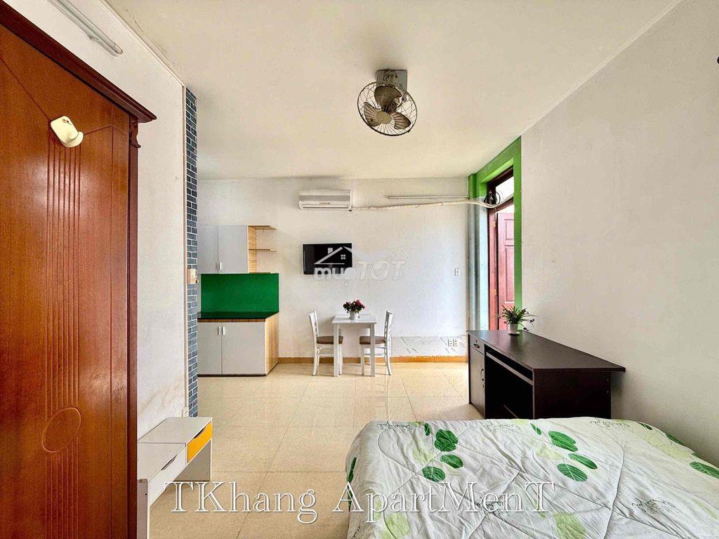 Cho thuê studio balcon thang máy nhà xe full nt ngay cmt8 toà viettel - Ảnh 3