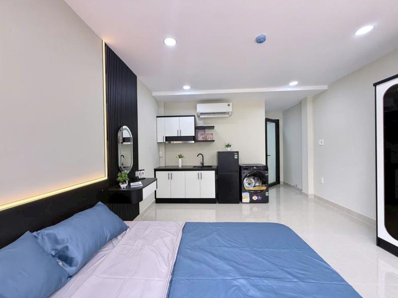 Cho thuê căn hộ full nội thất, ban công riêng – nguyễn gia trí, bình thạnh | ngay hàng xanh, gần quận 1, uef, uth, ftu2 - Ảnh 2