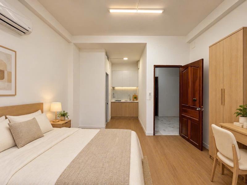 Khai trương 10p studio bancol full nội thất ngay chợ bà chiểu, thuận tiện di chuyển q1-3, phú nhuận, nhà mới sạch sẽ - Ảnh 2
