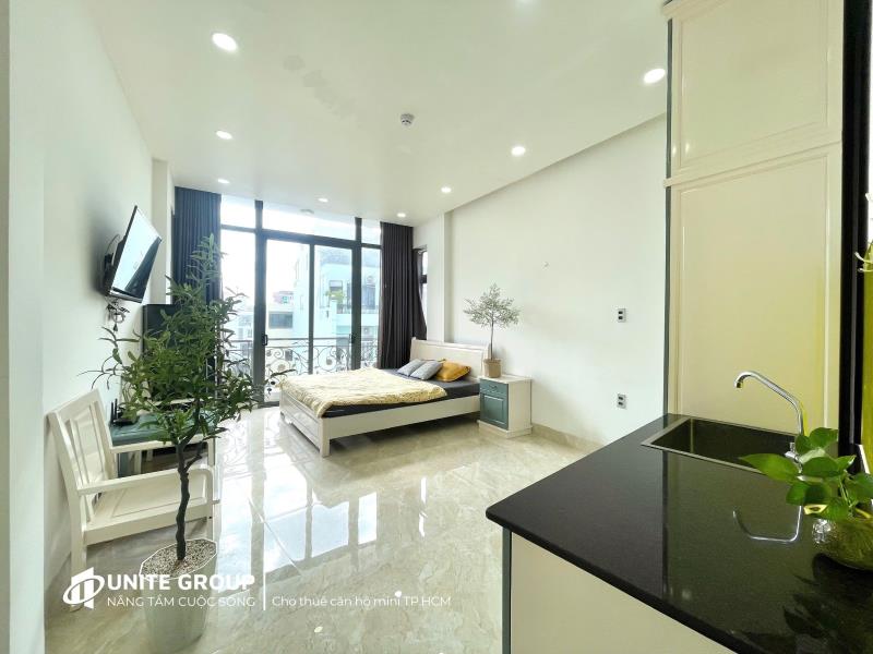Căn hộ 40m² mới keng, ban công lớn – gần phan đăng lưu, giáp quận 1 | thích quảng đức, phú nhuận