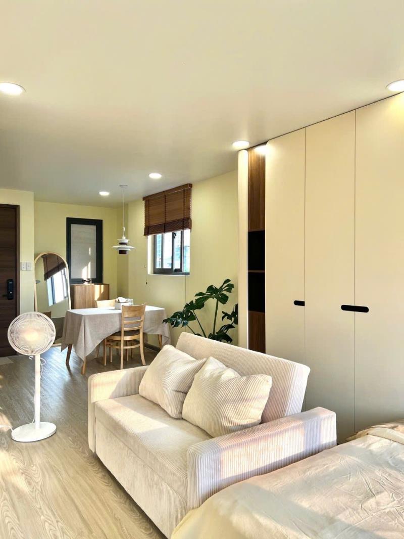 Hệ thống căn hộ 1pn ban công full nội thất