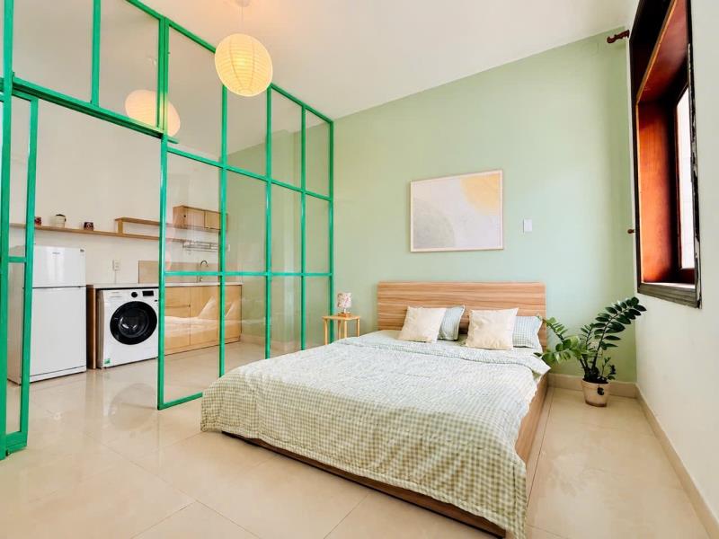 Chỉ hơn 7tr đã có căn hộ 1 phòng ngủ ban công lớn, máy giặt riêng, tách bếp ở đinh bộ lĩnh bình thạnh gần quận 1 và các quận trung tâm - Ảnh 2
