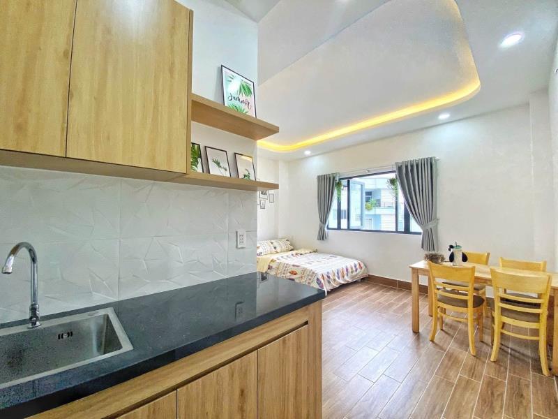 Cho thuê phòng trọ - 30m2 có ban công tone sáng full nội thất - ngay tại nơ trang long, bình thạnh gần chợ bà chiểu và giáp với quận 1, phú nhuận - Ảnh 3