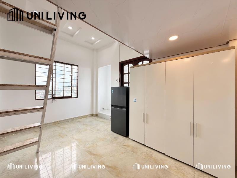Khai trương phòng gác tách bếp cửa sổ trời full nội thất