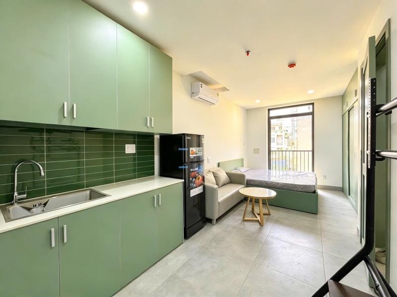 Chung cư mini studio full nội thất - gần chợ bà chiểu - ngã tư phú nhuận - nhà mới có thang máy
