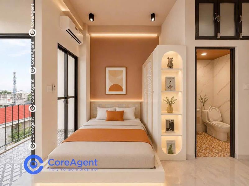 Cho thuê căn hộ studio cao cấp thiết kế hiện đại - giờ giấc tự do - gần sân bay tân sơn nhất - nhà ga t2 quận tân bình - Ảnh 3