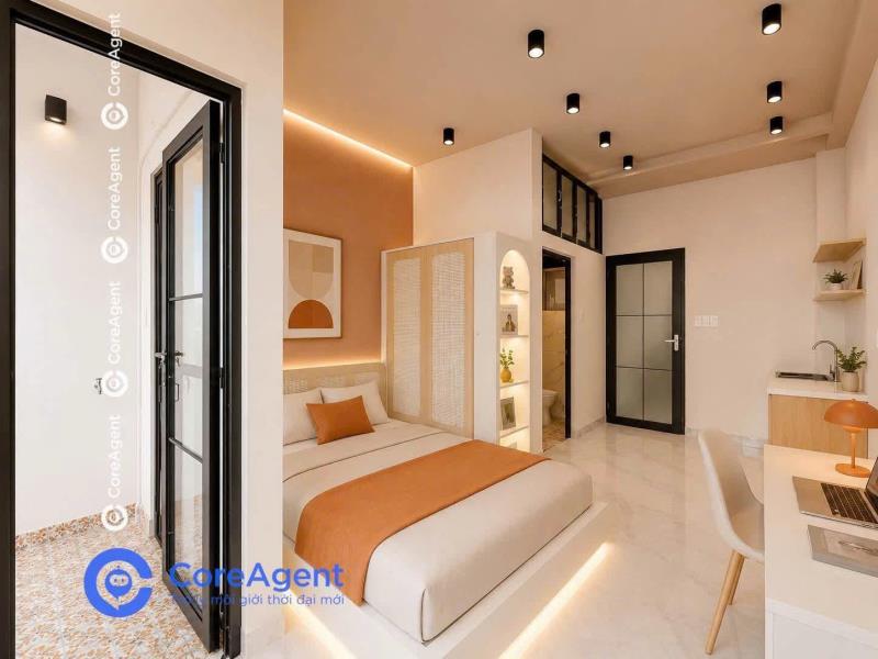 Cho thuê căn hộ studio cao cấp thiết kế hiện đại - giờ giấc tự do - gần sân bay tân sơn nhất - nhà ga t2 quận tân bình - Ảnh 4