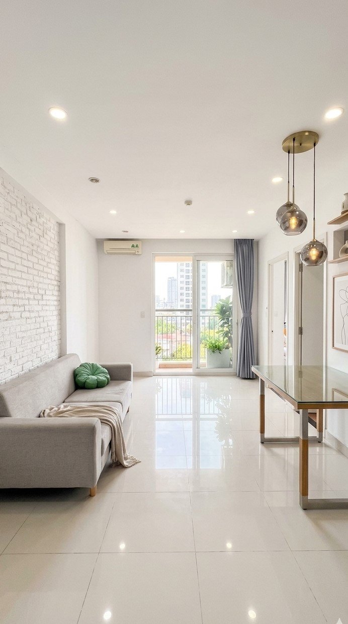 58m2 view sài gòn - giá 2.8 tỷ - 2pn1wc the park residence