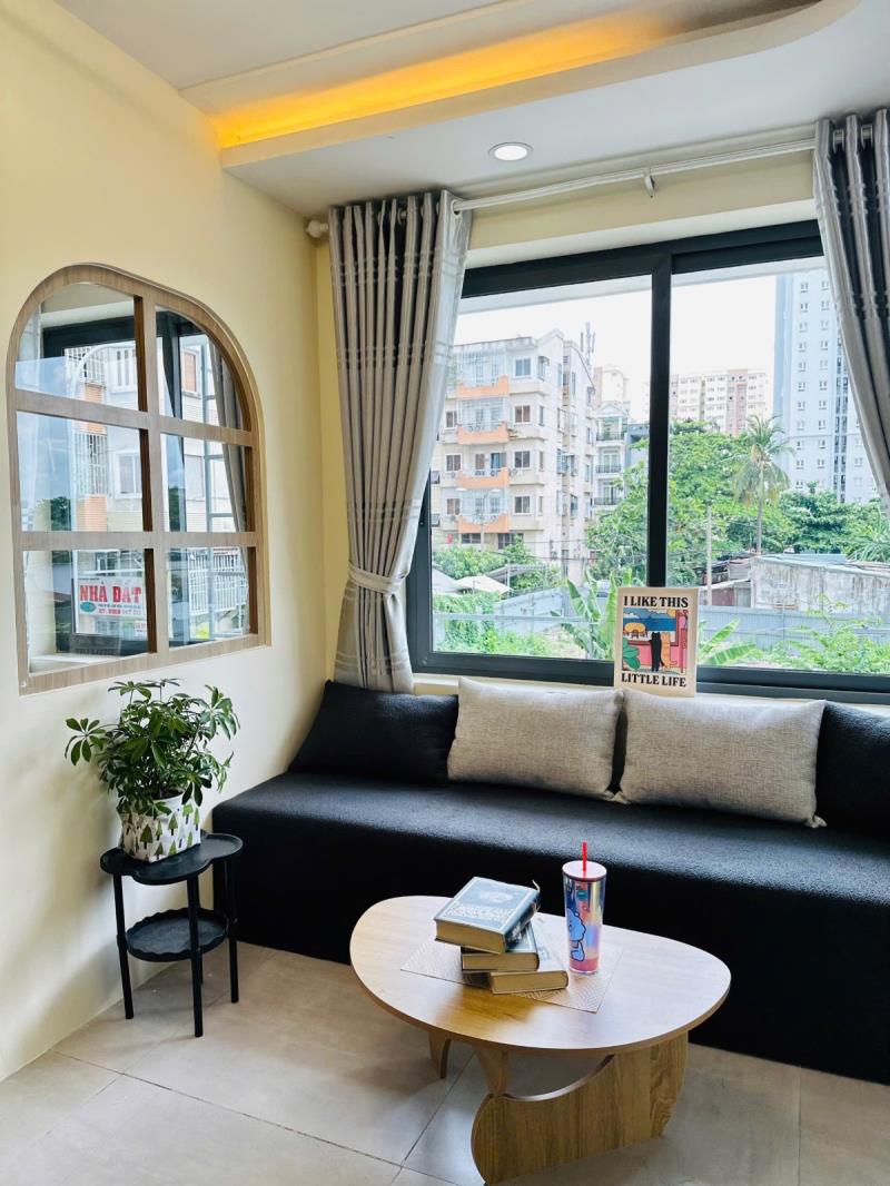 Cho thuê căn hộ 1pn full nội thất, thiết kế cửa vòm đẹp – nguyễn xí, bình thạnh | gần vincom saigonres - Ảnh 3