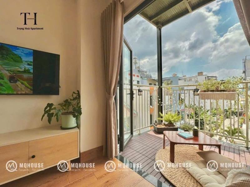 Hệ thống căn hộ - cộng hòa . full nội thất, có cửa sổ thoáng phòng thiết kế theo style tối giản phù hợp vs nhiều gu, dễ dàng decor lại, ra vào cửa vân tay, camera an ninh 24/24,... phù hợp ở 2 người - Ảnh 2
