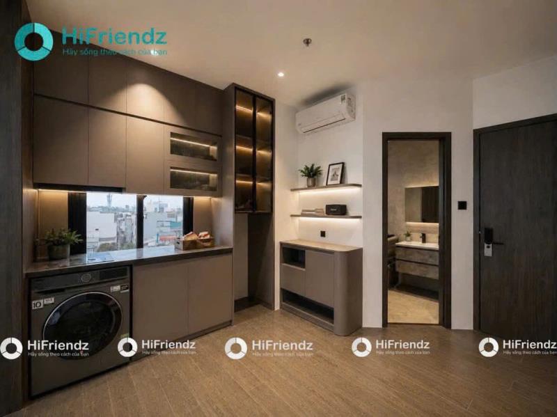 Chuỗi hệ thống căn hộ cao cấp - lạc long quân. full nội thất hiện đại thiết kế tối giản, cửa sổ kính lớn, hỗ trợ xe free, ra vào vân tay phù hợp ở 2 người / gia đình - Ảnh 4