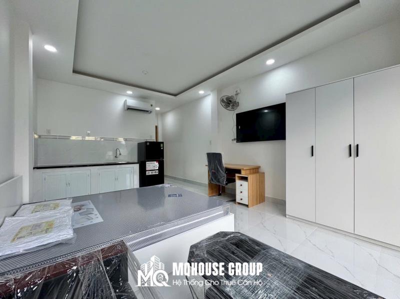 Cho thuê căn hộ studio phú nhuận 40m2 ban công lớn view thoáng, full nội thất, sofa, bếp riêng. đường nguyễn công hoan, sát bờ kè hoàng sa - trường sa, giáp quận 1, quận 3, bình thạnh, gần sân bay. - Ảnh 3