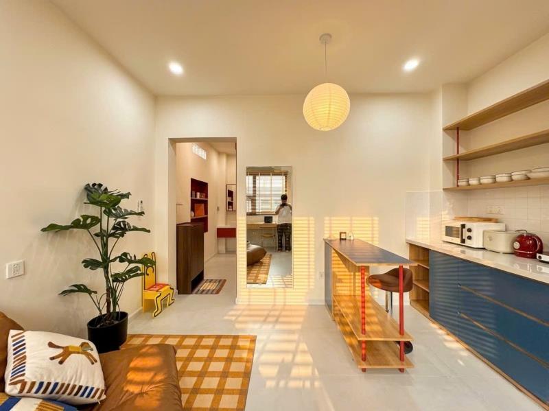Chuỗi hệ thống căn hộ - tân bình. thiết kế hiện đại hợp gu, full nội thất, có sẵn máy giặt riêng, cửa sổ thoáng phòng, vách ngăn thông giữa các phòng - Ảnh 4