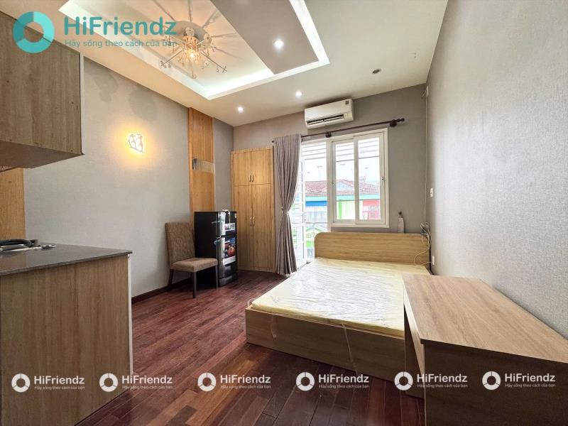 Cho thuê studio ban công lớn 🏠 thuận tiện di chuyển qua các quận trung tâm