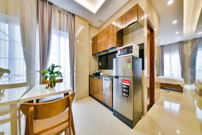 Cho thuê căn hộ 1 phòng ngủ phú nhuận cửa sổ thoáng full nội thất phùng văn cung gần quận 1