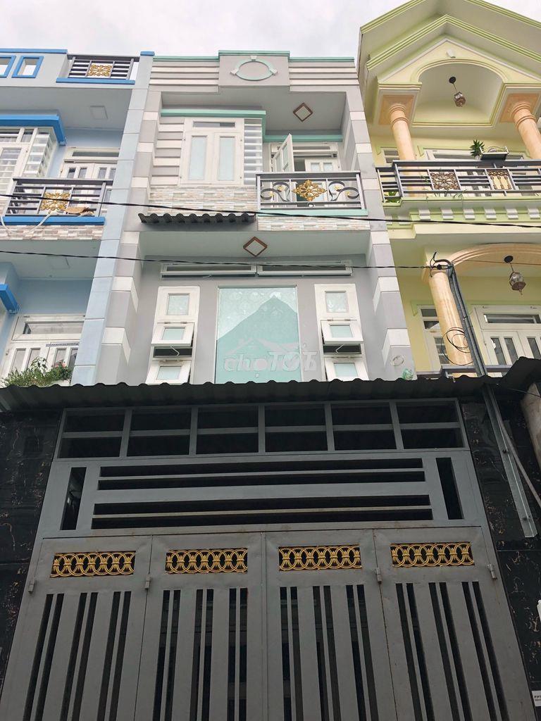 Cho thuê nhà nguyên căn quận 12, 1 trệt 2 lầu, hẻm xe hơi
