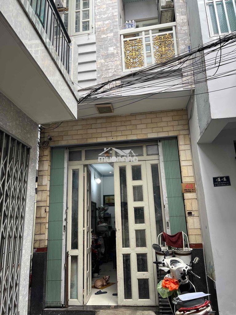 Nhà 1 trệt 1 lầu đúc hẻm 86 đường 37 quận 7.