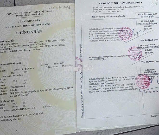 2/ nguyễn thế truyện, tân phú .dt57 xây 3 tầng sân thương