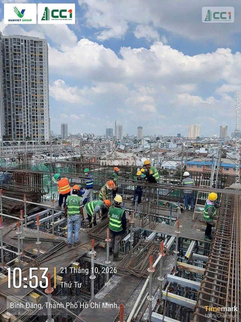 Chủ bán gấp cc saigonskyview,q8,2pn,2wc,tầng 15,view đẹp,chênh nhẹ - Ảnh 3