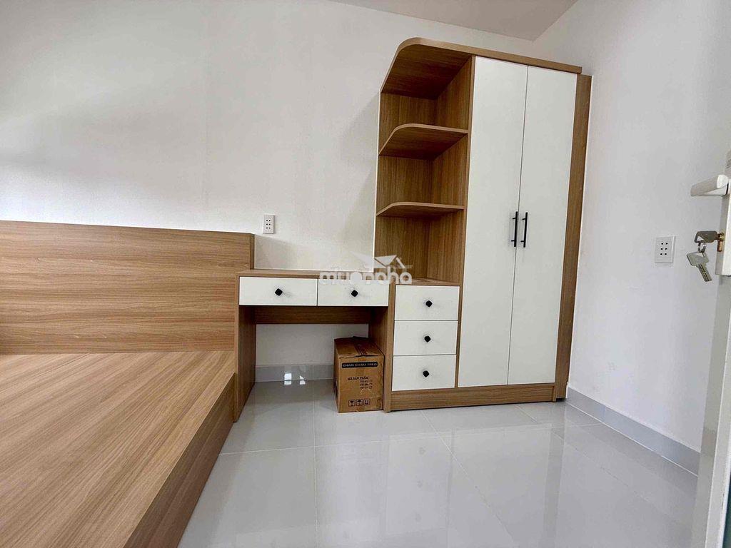 Chdv 1pn tách bếp đường số 8 gò vấp ko ngập 30m2 ban công full nt6.2tr - Ảnh 4
