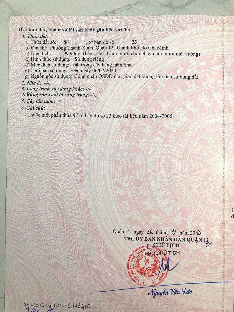 Bán nhà tx33 – thạnh xuân, q12 – nhà mới, giá 03 tỷ