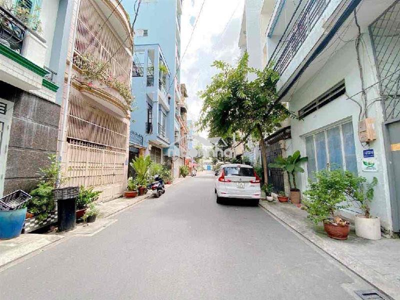 Nhà cộng hoà 46 m² 4 tầng 7 tổi hẻm oto ngủ nhà