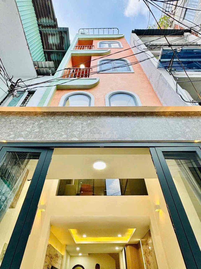 Bình thạnh - sát q.1 - 5 tầng lầu đẹp - hẻm 3m cách xe hơi 1 căn
