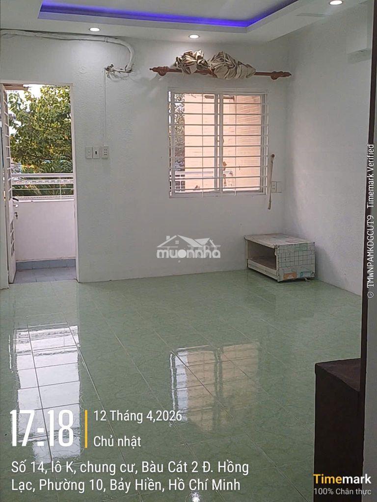 Chung cư bàu cát ii, 2,59 tỷ, 55 m2, thang bộ lầu thấp. - Ảnh 4