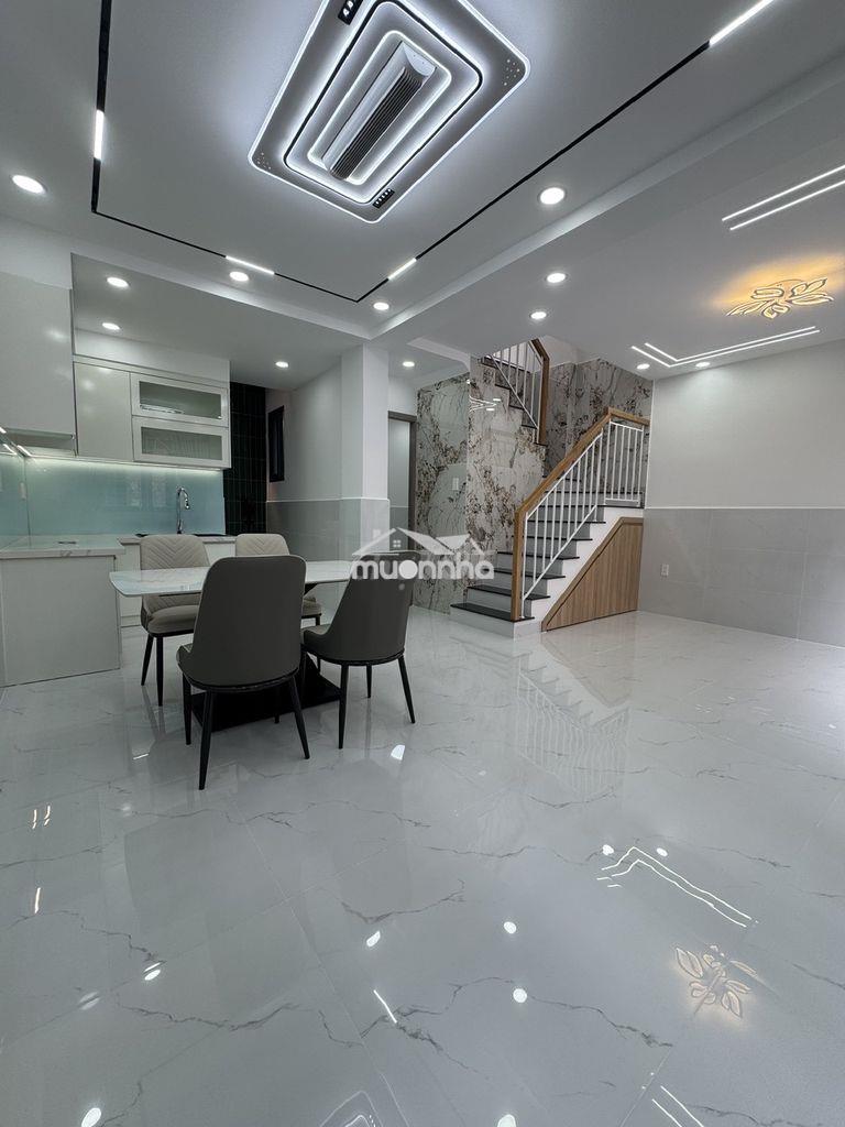 Nhà mới 3pn ngang 6m sân 5m thoáng mát lạc long quân tb - Ảnh 4