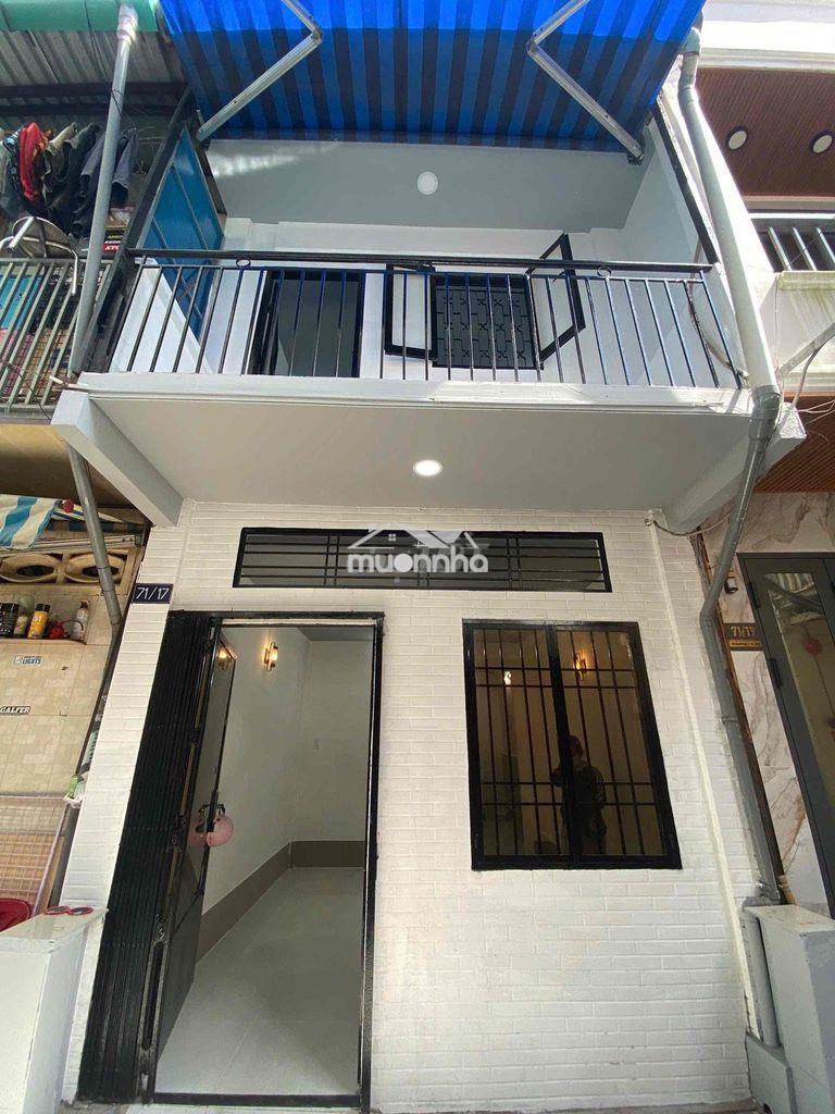 Cho thuê nhà mới 2 lầu trần phú q5