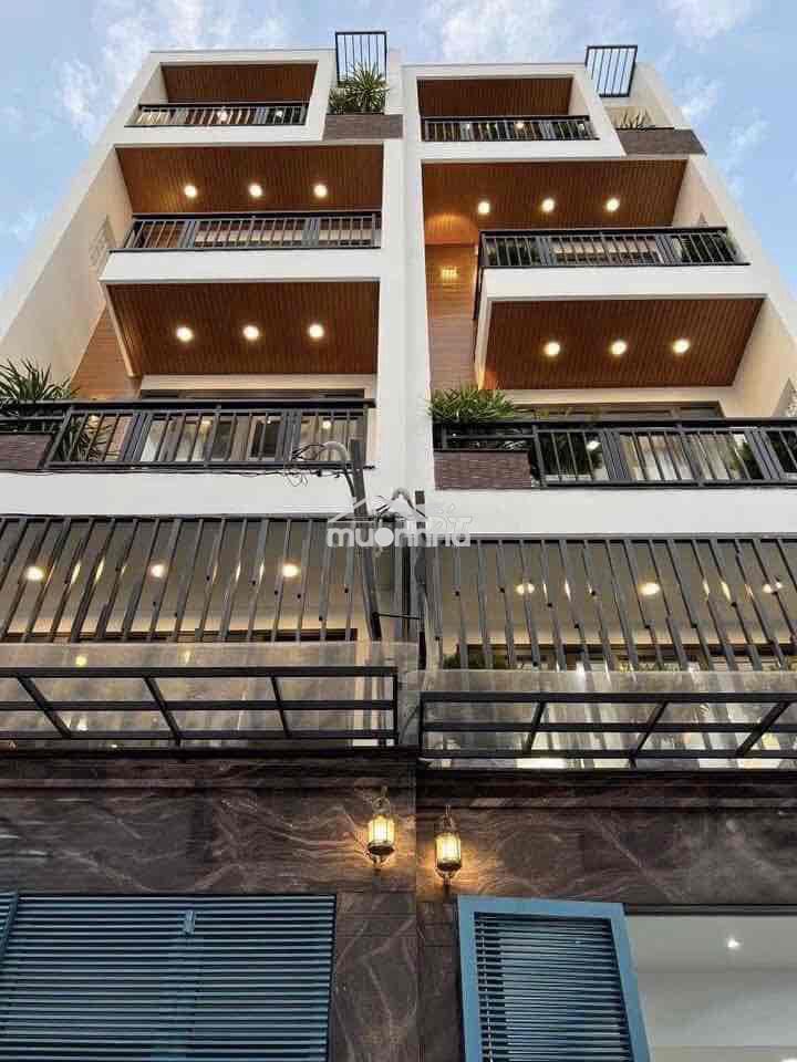 Cho thuê nhà thang máy nguyễn oanh ( 4x18) lửng , 3 lầu , 4pn , 5wc fu