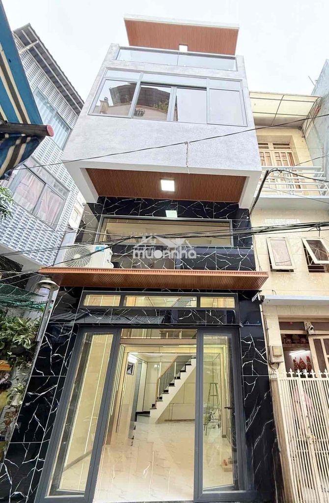 30m2(3.3x8.5), nở hậu, mới đẹp 4 tầng, hẻm 4m, an bình q5 kế chợ hb