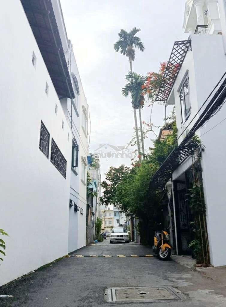 Vila tk đẹp, xe hơi đậu trong gara - 60m²x4tầng thông ra lê quang định