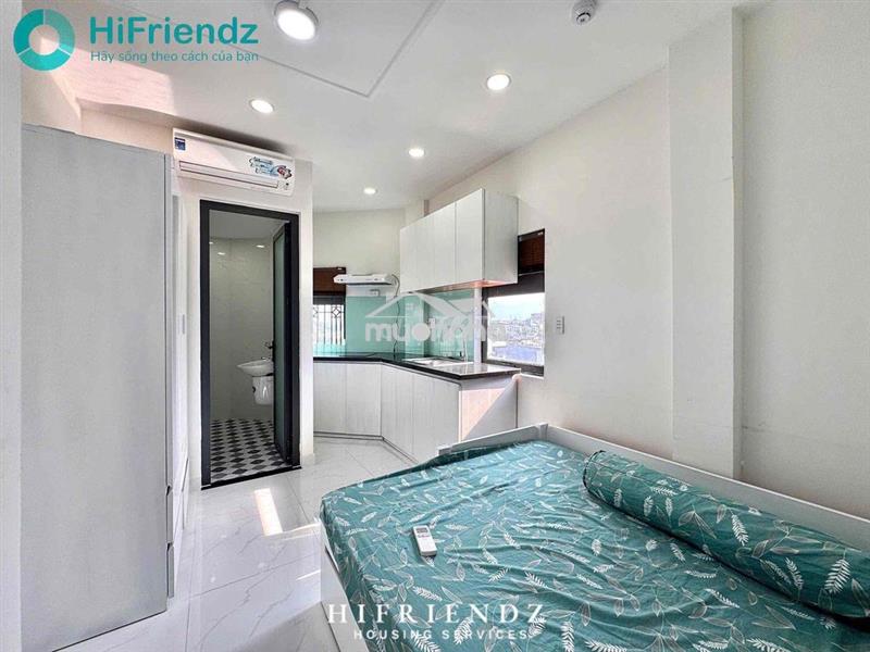 Căn hộ dịch vụ 23m2 q8 thang máy, nội thất mới gần cầu bà tàng
