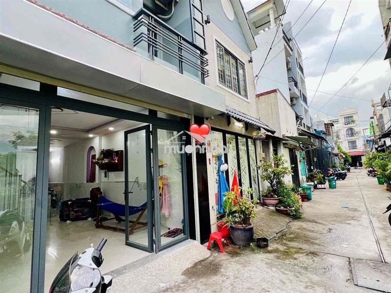 Hẻm 6m hương lộ 2 gần bốn xã - ngang đẹp 4m5 - 2 tầng nhà còn rất mới