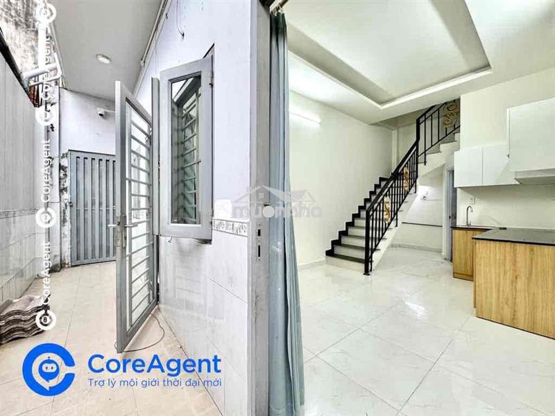 Căn 1 trệt 1 lầu full nội thất máy giặt riêng ban công gần đầm sen