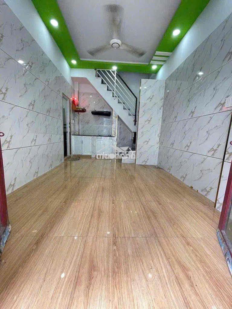 Nhà nc lê đức thọ 4x6m 1 trệt 2 lầu 2 phòng ngủ 2 máy lạnh - Ảnh 2
